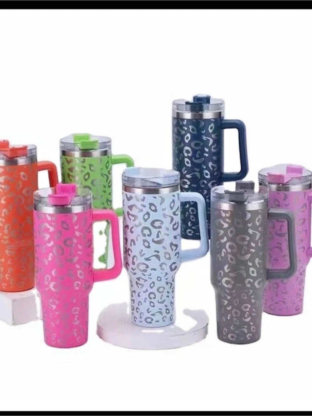 Leopard Print Insulated Tumblers